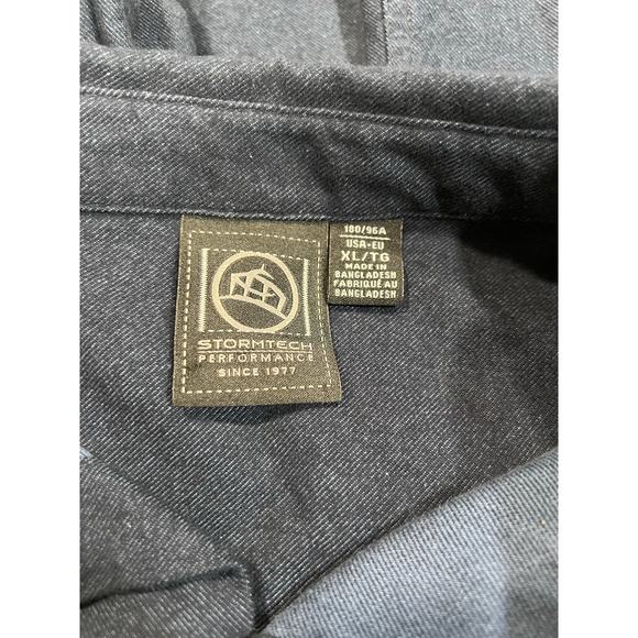 Stormtech performance men denim snap button - Picture 4 of 6